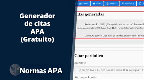 crear formato apa online|Generador de citas APA gratuito [Versión 2024]